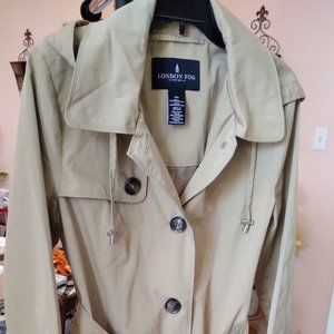 London Fog raincoat, woman